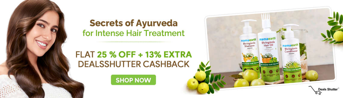 25%+ 13% Extra Dealsshutter Cashback on Every Mamaearth Order